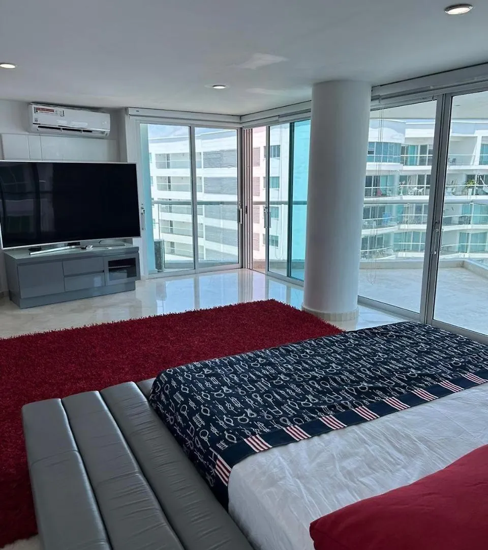 Lujoso Penthouse Duplex 403M2 Con Terraza Privada Y Vista Al Mar Apartment Cartagena