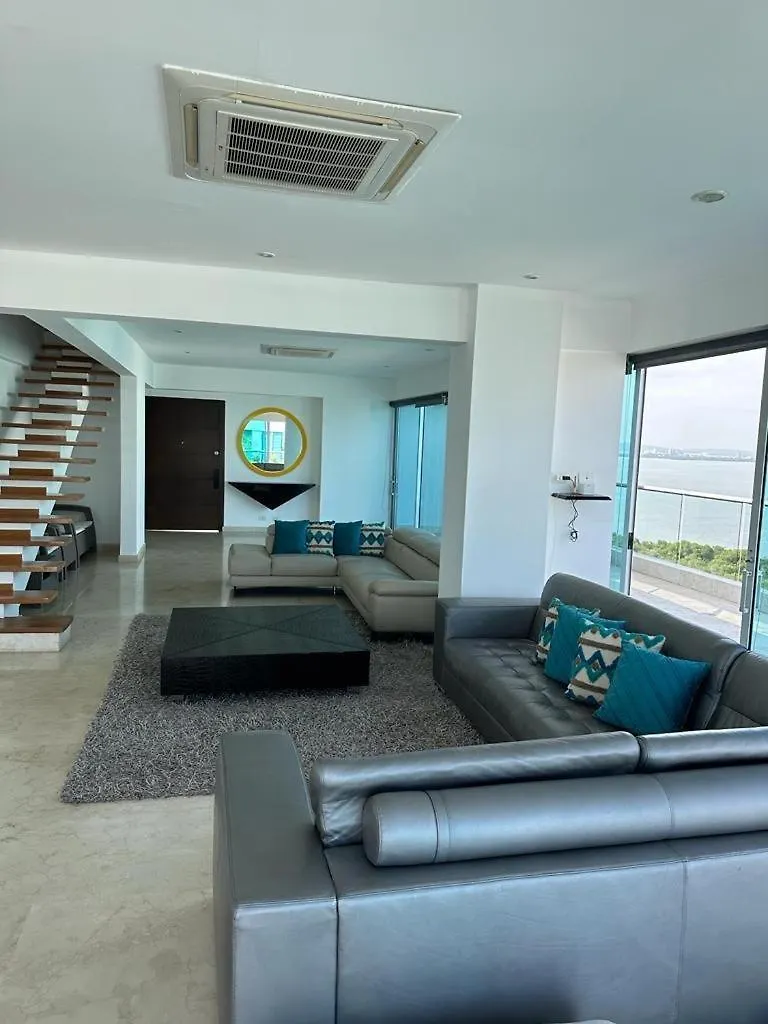 Lujoso Penthouse Duplex 403M2 Con Terraza Privada Y Vista Al Mar Apartment Cartagena Colombia